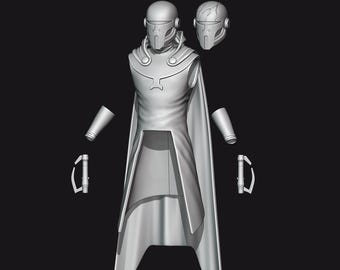 18/12/6 Darth Momin Sith Lord Unpainted 3D-geprinte figuur Kit Star Wars Black Series