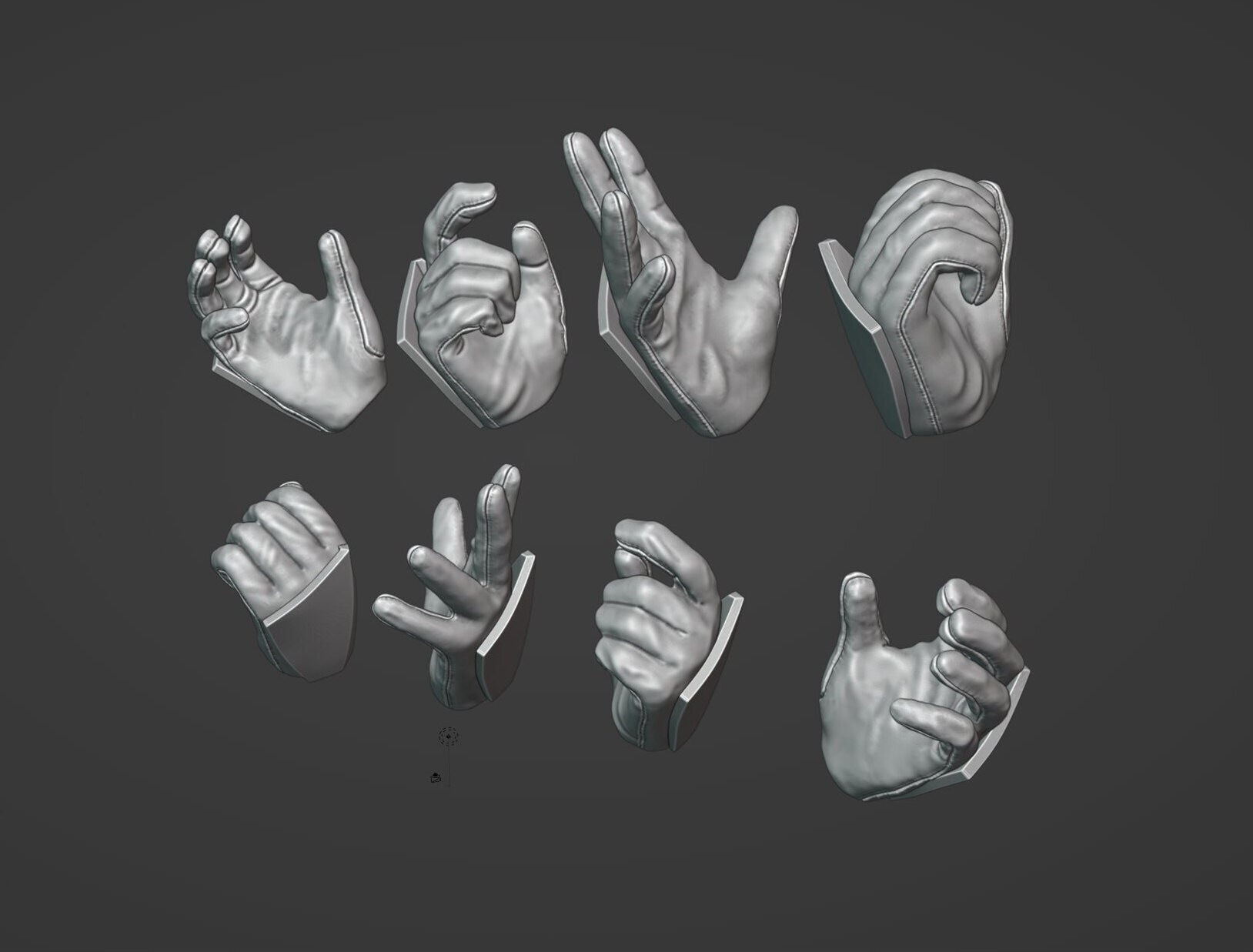 1:12/18/6 Hot Toys Style Clone Trooper Hands 3D Printed Unpainted Star ...
