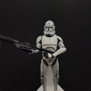 1:12 Animated Style Phase 2 Clone Trooper The Clone Wars figure Kit Star Wars Black Series