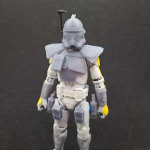 1:12/18/6 Scale Arc Trooper Black Series Upgrade Kit 3D Printed