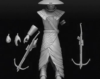 1:12/18 Bounty Hunter Embo and Marrok Unpainted Headsculpt and Figure kit  Star Wars Black Series