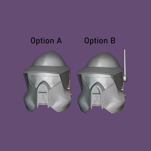 1:12/18/6 Phase 2 Arf Clone Trooper Trooper Helmet Black Series 3D printed