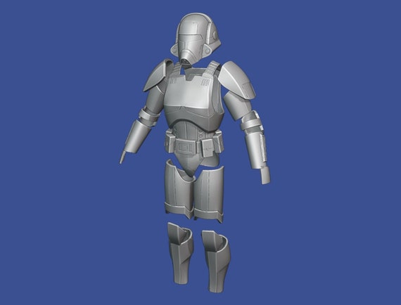 1:12 Republic Trooper Star Wars The Old Republic Black Series 3D printed  figure kit - Main Image