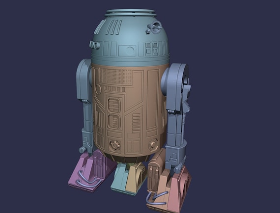 1:18/12/6 R8 アストロメク ドロイド 3D プリント スターウォーズ