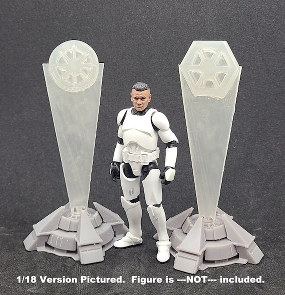 1:12 Clone Wars Battlefront II Command Post Diorama Piece 3D
