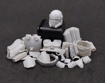 1:12/18/6 Scale The Mandalorian Imperial Super Commando figure Kit Star Wars Black Series