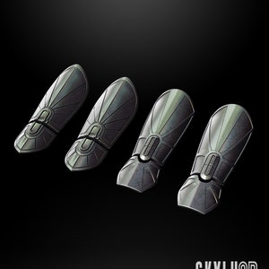 1:12/18/6 Scale Sol and Yord Acolyte Jedi Gauntlet Armor figure Kit Star Wars Black Series
