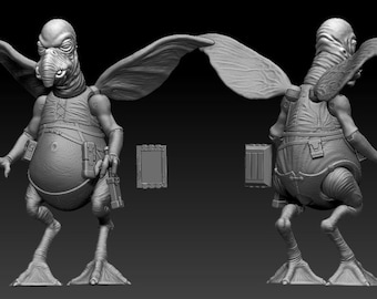1:12 scale Watto Articulated Figure Star Wars Black Series scale