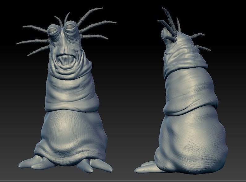 1:12/18 Scale Klaud Space Slug Alien Star Wars Black Series Scale - Etsy