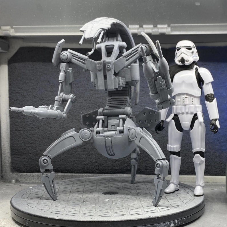 1:12 Scale Droideka Star Wars Black Series Scale - Etsy