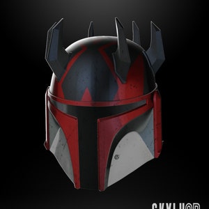 1:12/18/6 Mandalorian Super Commando Unpainted Helmet Star Wars Black Series