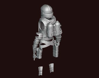 1:12/18/6 Scale Rum Sleg the Phantom Menace Bounty Hunter