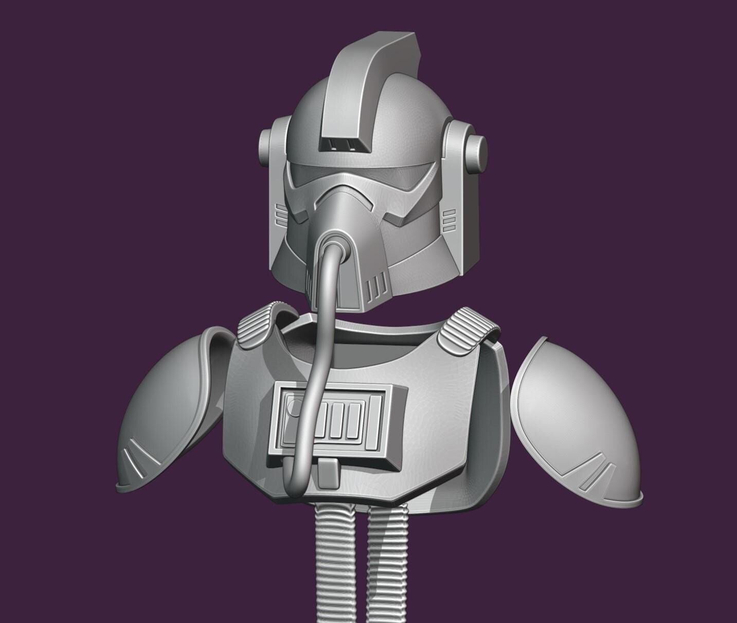 STORM　CLONE 1:12/18/6 Scale Clone Stealth Pilot Arc 170 Clone Wars Unpainted