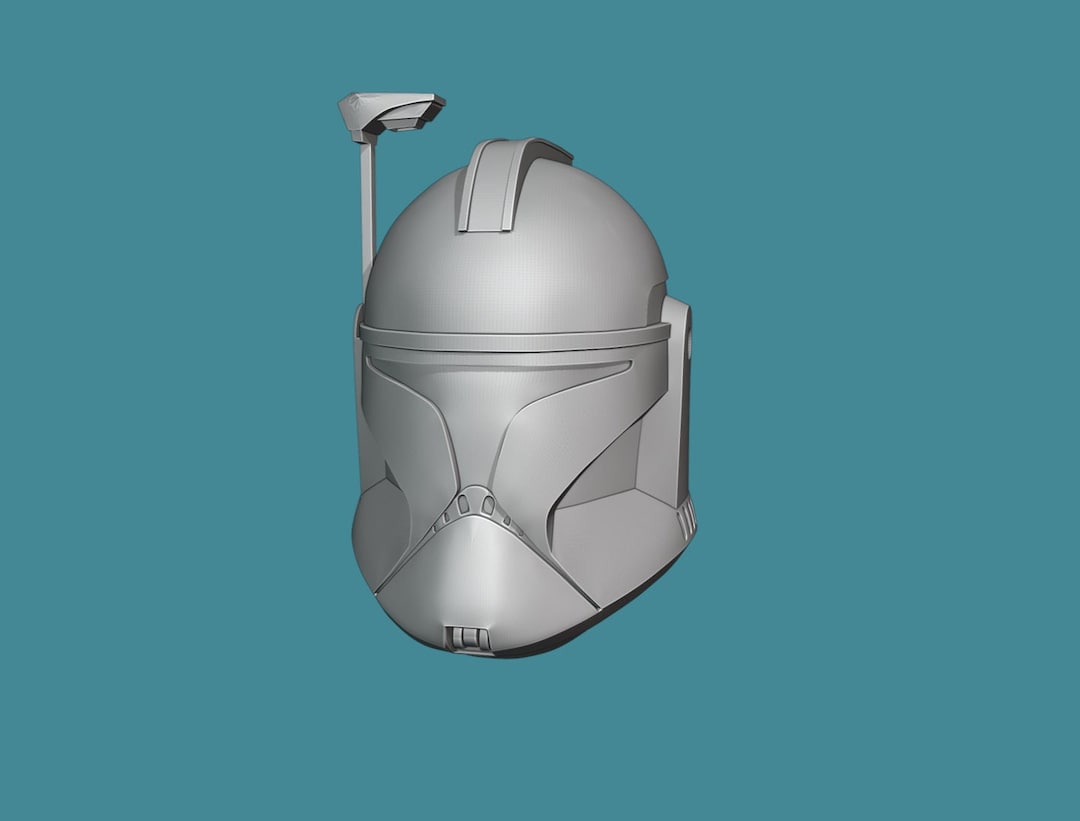 1:12/18/6 Scale Phase 1 Clone Trooper Helmet With Rangefinder Unpainted ...