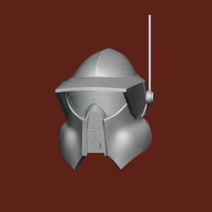 1:12/18/6 scale Sergeant Hound Phase 2 Arf Helmet 3D printed Star Wars Black Series Vintage Collection