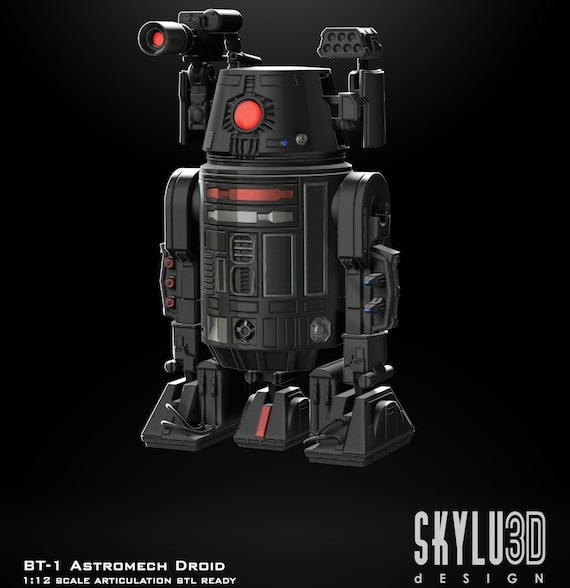 1:18/12/6 BT-1 アストロメク ドロイド 3D プリント スターウォーズ