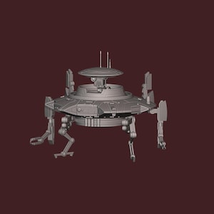 1:18/12 Spybot droid, Maul Shadow Lord Unbemalte 3D gedruckte Star Wars Black Series