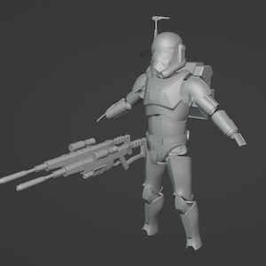 1:12/18 Scale Imperial Crosshair figure Kit Star Wars Black Series