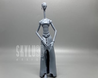 1:12 scale Kaminoan Taun We Star Wars Black Series scale