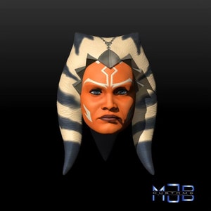 1:12/18/6 Clone Wars Ahsoka Live action  Non painted Headsculpt Star Wars Black Series