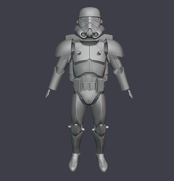 1:12/18/6 Dark Trooper Phase Zero Figure Kit Battlefront II