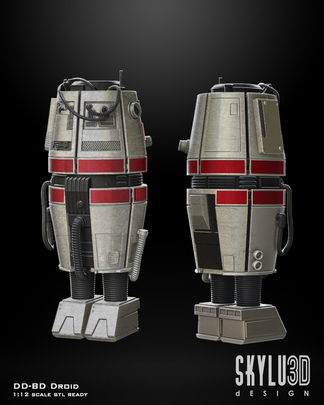 1:18/12/6 DD-BD Droid Star Wars Black Series