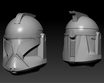 1/12 & 1/18- フェーズ2 ゴーグル付きクローントルーパー 3Dプリント