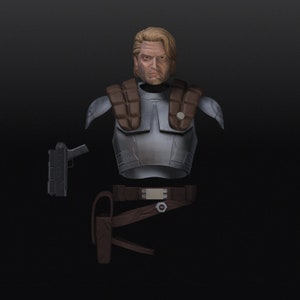 1:12/18 Dash Rendar Headsculpt and Figure kit Star Wars Black Series