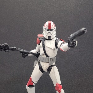 1:12/18/6 Scale Phase 2 Captain Fordo Animated Black Series 3D printed Kit 2003 Clone Wars