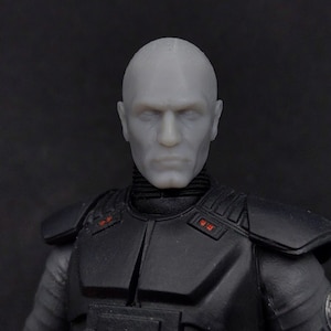 1:12/18/6 Starkiller Galen Merek Non painted Headsculpt Star Wars Black Series