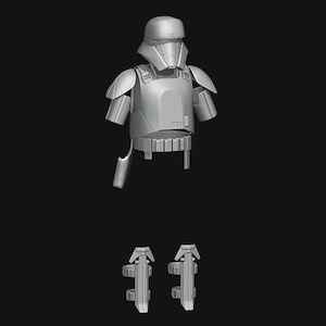 1:12/18/6 Imperial Transport Trooper Armor The Mandalorian Star Wars Black Series Upgrade kit 3D printed