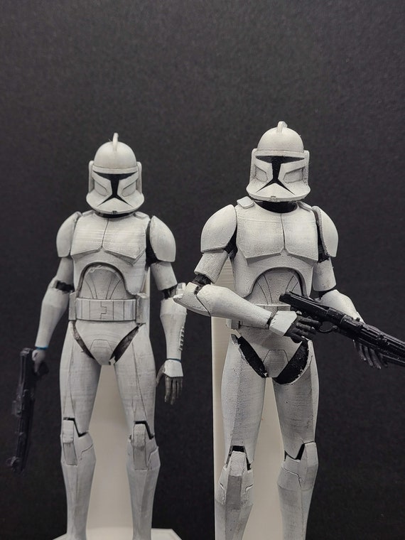 1:12 Animated Style Phase 1 Clone Trooper the Clone Wars 1:12 Animated Style Phase 1 Clone Trooper the Clone Wars