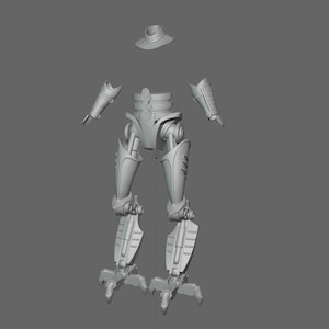 1:12/18/6 Scale Darth Maul Cybernetic Legs Upgrade Kit 3D Printed Star Wars Black Series