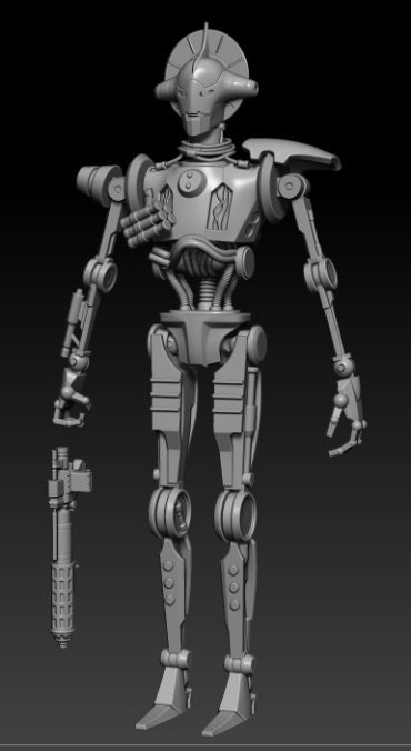 1:12 scale C-21 Highsinger Droid Clone Wars Figure Black Series
