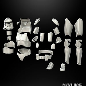 1:6 Scale Full Clone Trooper Kit Star Wars Black Series