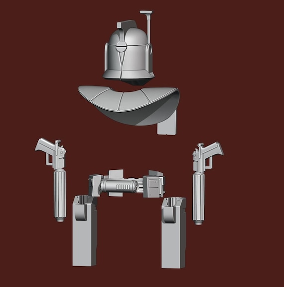 1:12/18/6 Scale Captain Fordo Phase 1 Animated Style Black Series