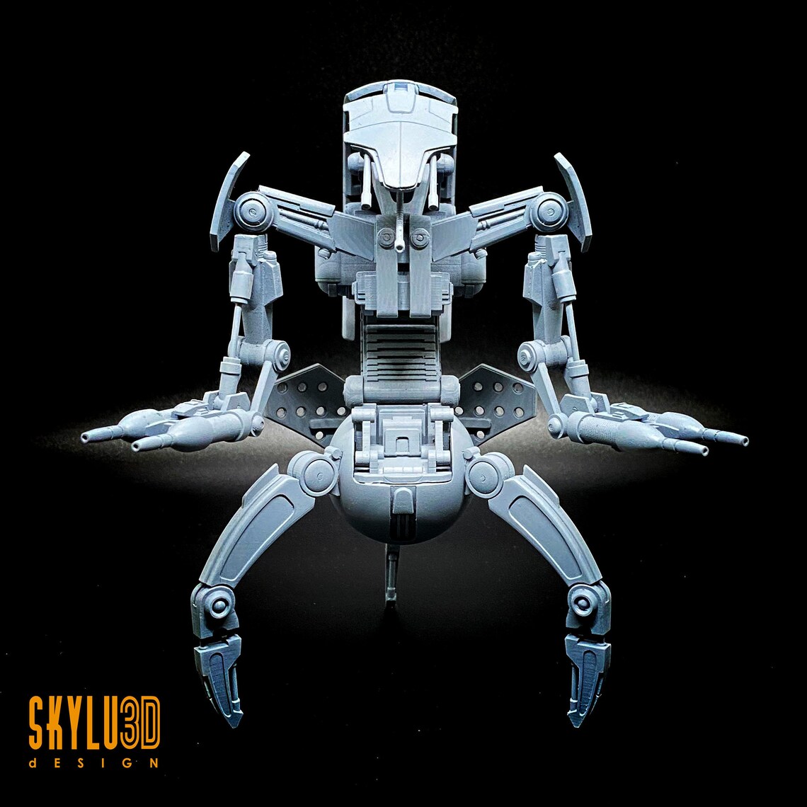 1:12 Scale Droideka Star Wars Black Series Scale - Etsy