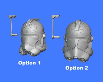 Casco de soldado de arco Jesse a escala 1:12/18/6, figura clon realista estilo La Venganza de los Sith, kit Star Wars Black Series