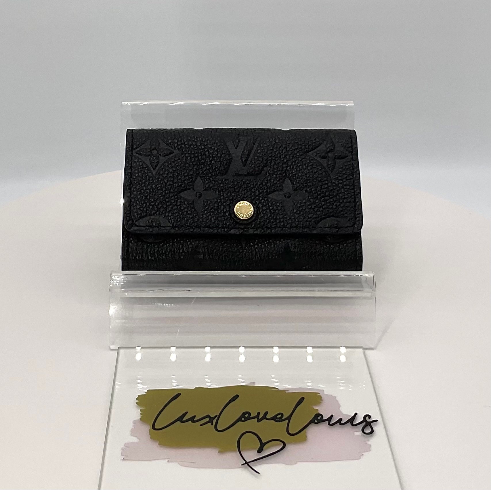 Louis Vuitton, Accessories, Louis Vuitton Red Monogram 6 Key Holder  Empreinte Leather