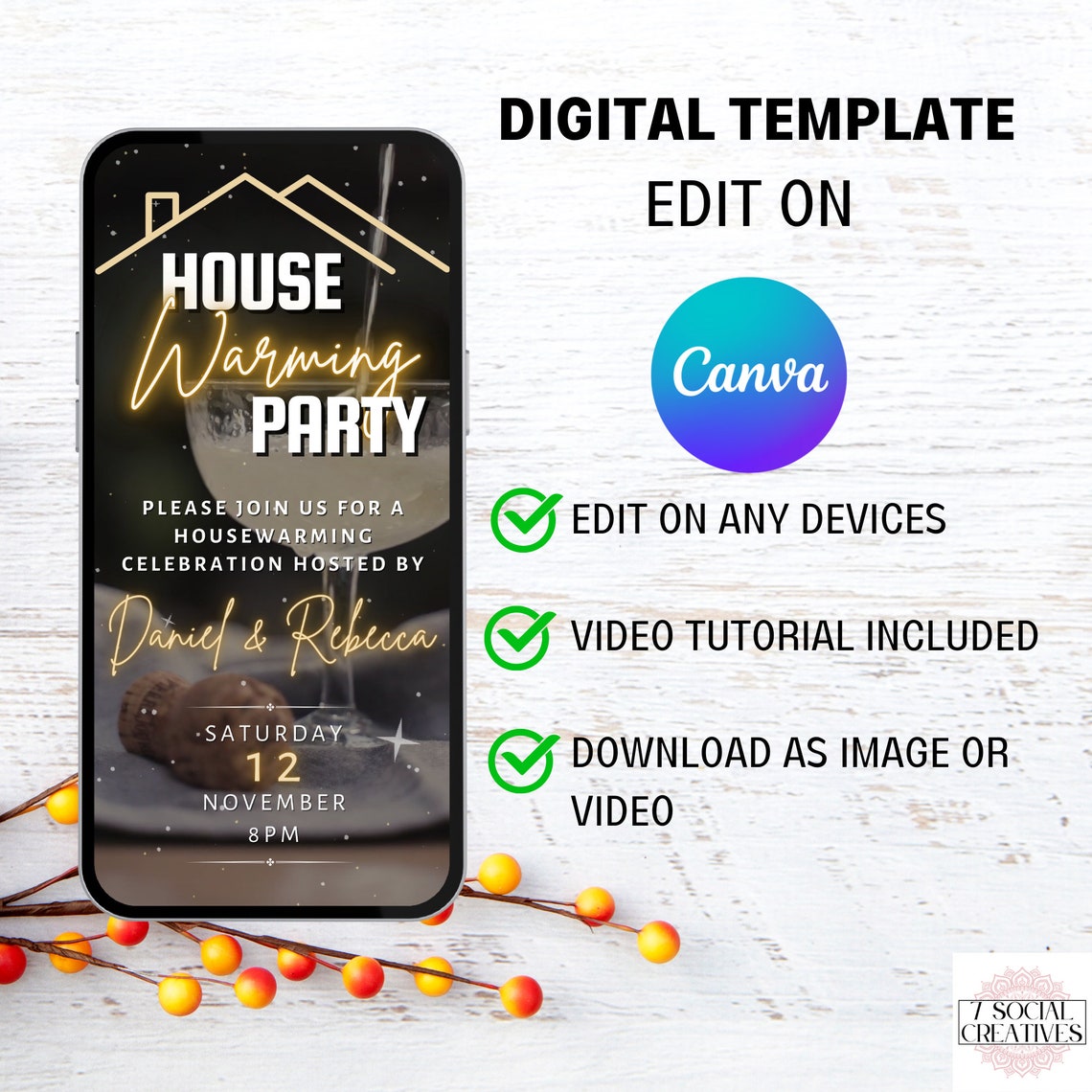 Housewarming Party Invitation. Digital Animated House Warming ...
