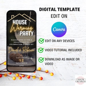 Housewarming Party Invitation. Digital Animated House Warming ...