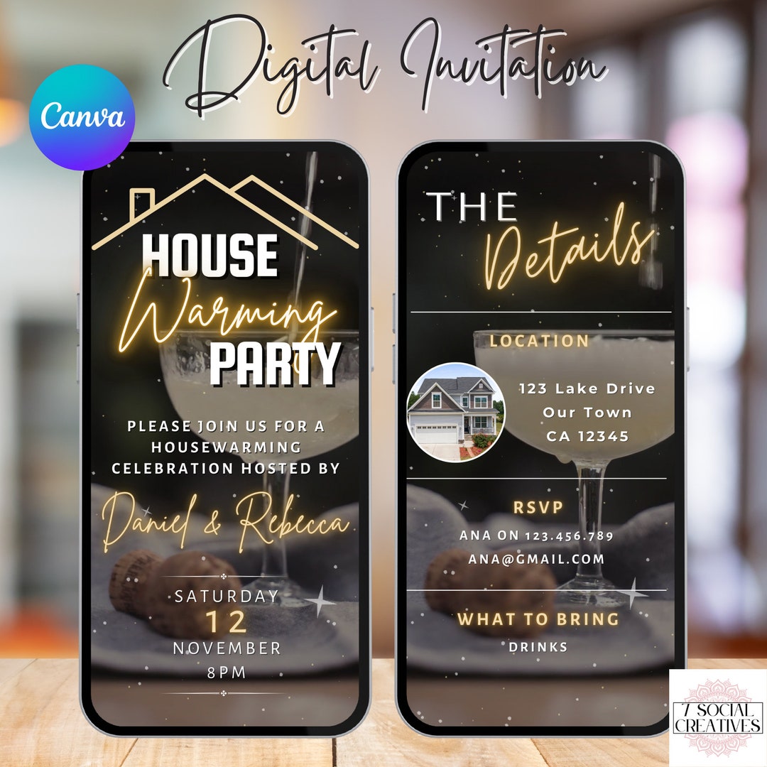 Housewarming Party Invitation. Digital Animated House Warming ...