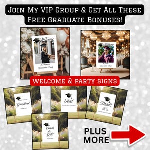 Masters Graduation Party Invitation. Digital Animated College Bachelors Graduate Invite. Girls Pink Grad Celebration eVite. DIY Template. image 6