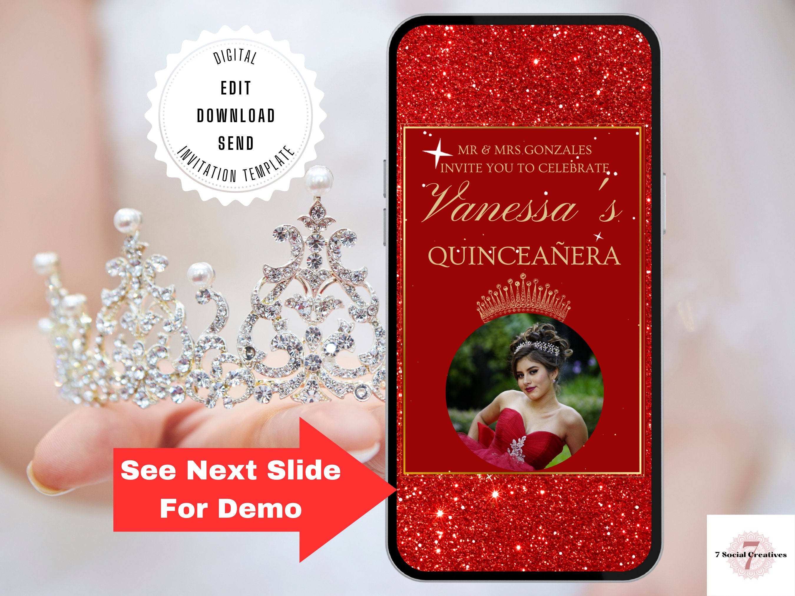 Image 14 for Red Quince Invitation Templates