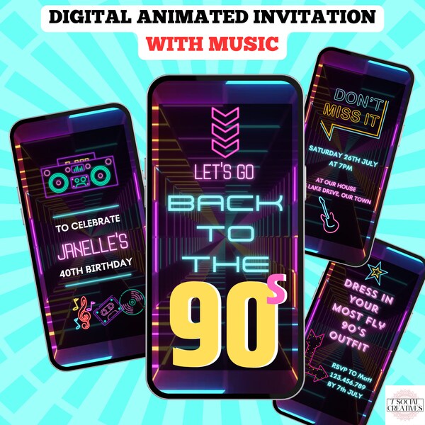 90s Neon Party - Etsy