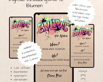 Digitale Einladungskarte