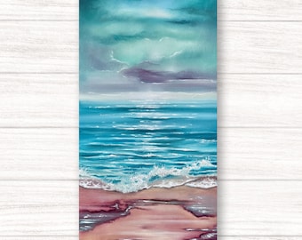 canvas art acrylic painting sea