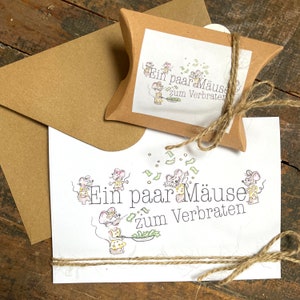 Geldgeschenk Mäuse