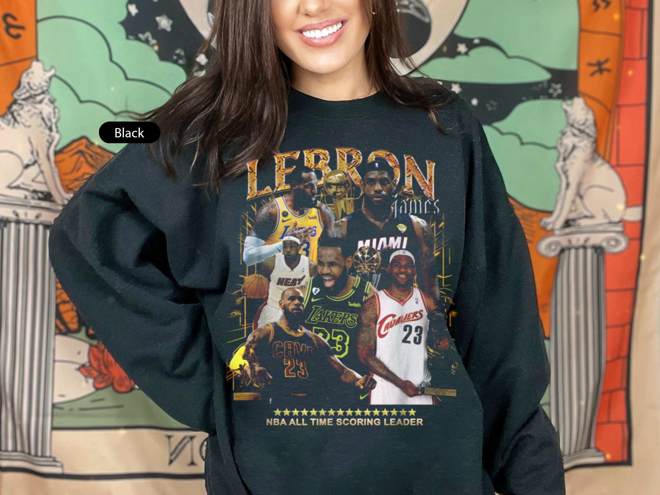 Lebron James witness 38390 points shirt, hoodie, sweater, long