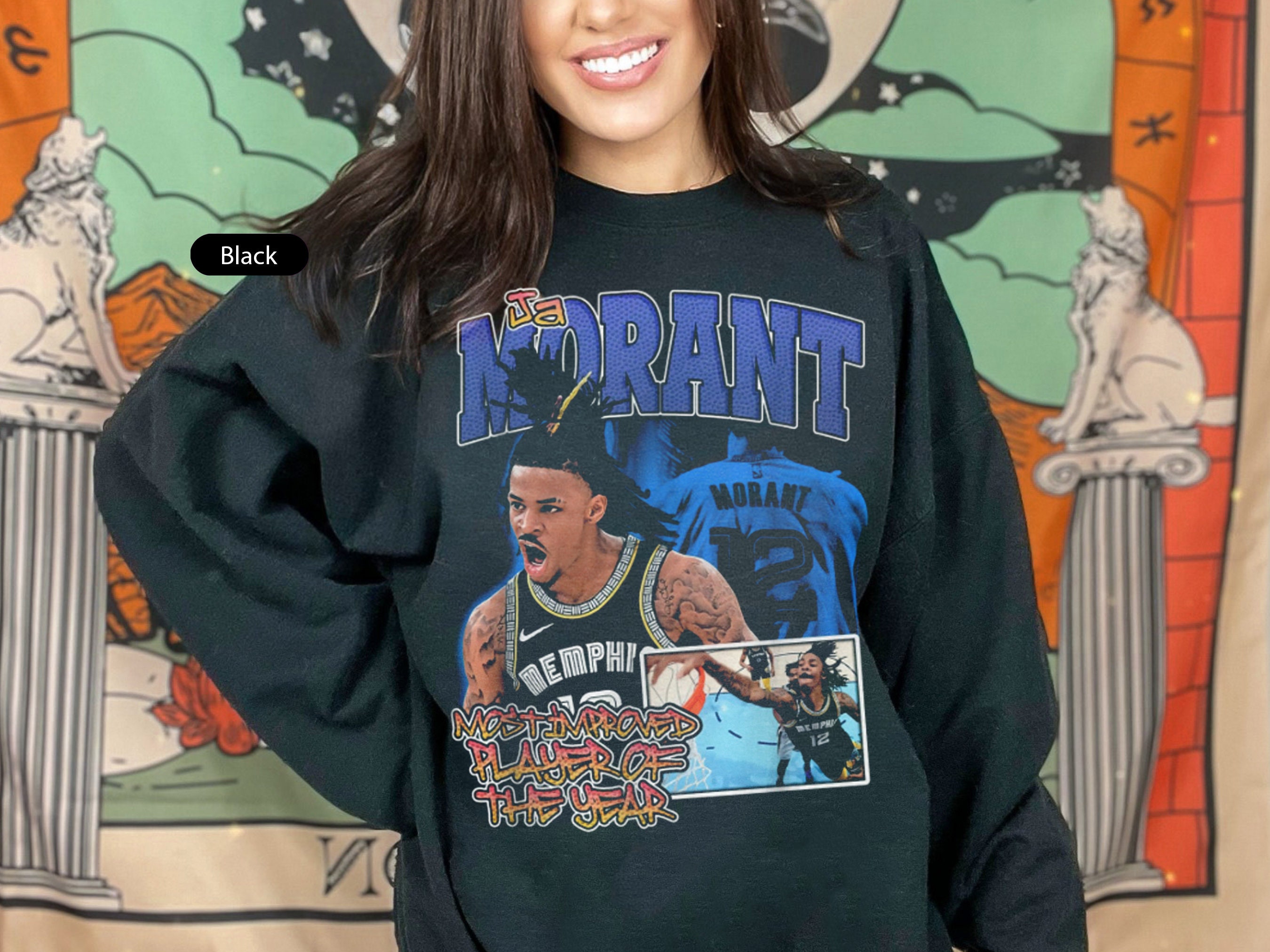 Ja Morant Memphis Grizzlies 90s Vintage x Bootleg Style Rap T-shirt